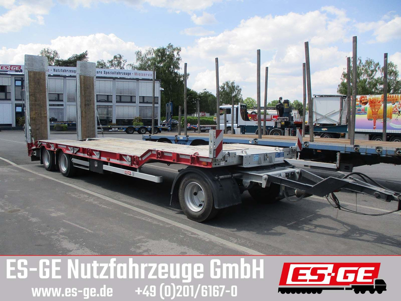 Müller-Mitteltal 3-Achs-Tiefladeanhänger - Nizko noseča prikolica: slika 1 Müller-Mitteltal 3-Achs-Tiefladeanhänger - Nizko noseča prikolica: slika 1
