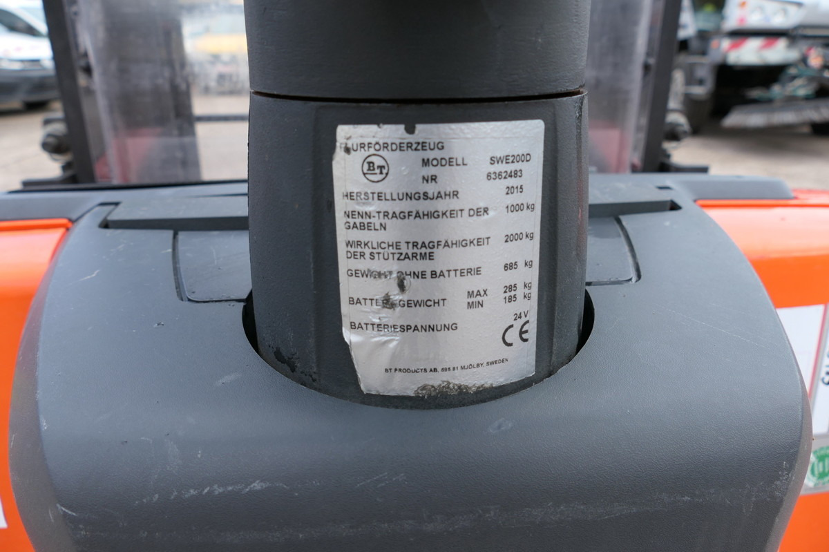 Paletni viličar BT SWE 200D Batterie 16/2021: slika 7 Paletni viličar BT SWE 200D Batterie 16/2021: slika 7