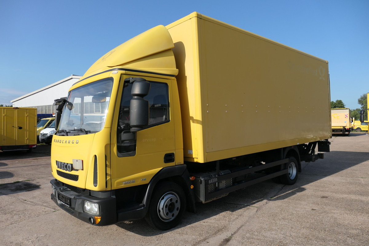 IVECO EuroCargo ML 75 E 16 P LBW AHK LUFT AUTOMATIK Co - Dostavno vozilo z zabojnikom: slika 1 IVECO EuroCargo ML 75 E 16 P LBW AHK LUFT AUTOMATIK Co - Dostavno vozilo z zabojnikom: slika 1