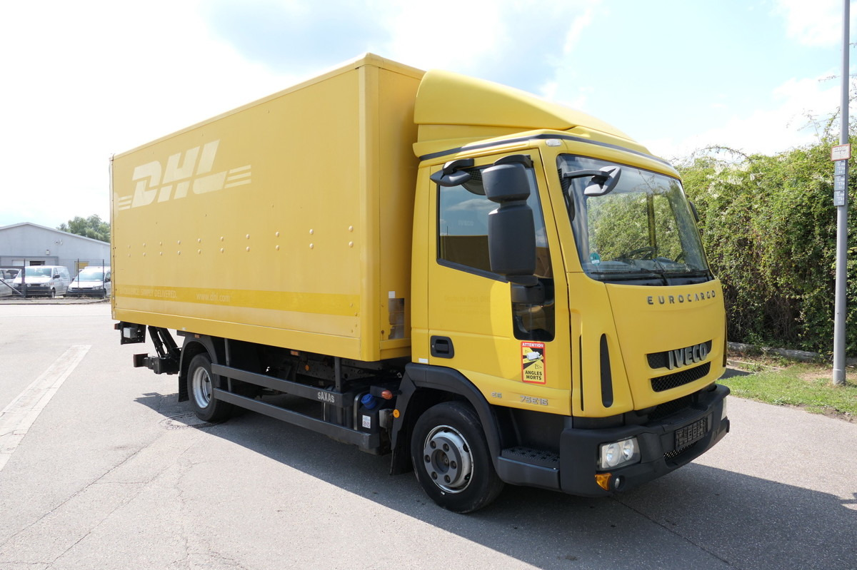 IVECO EuroCargo ML 75 E 16 P LBW LUFT AUTOMATIK COC EU - Dostavno vozilo z zabojnikom: slika 1 IVECO EuroCargo ML 75 E 16 P LBW LUFT AUTOMATIK COC EU - Dostavno vozilo z zabojnikom: slika 1