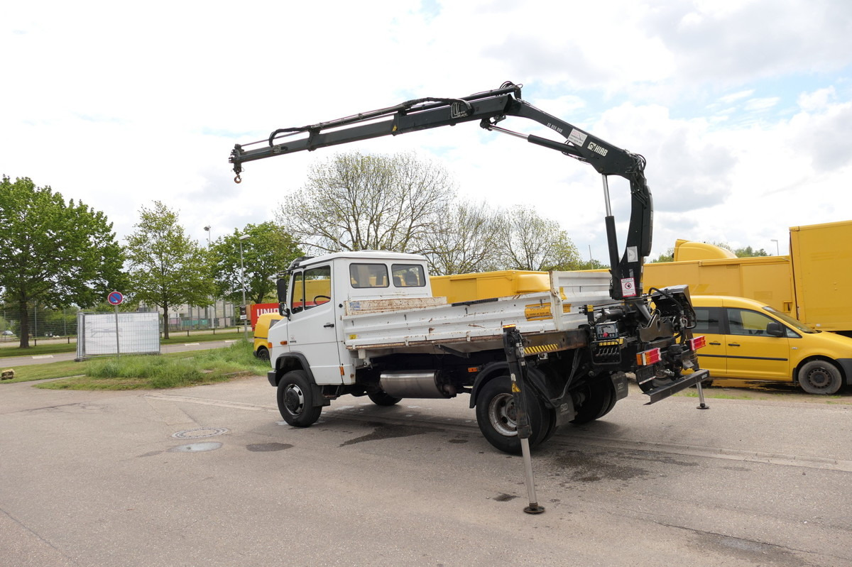 MERCEDES-BENZ Vario 816D mit Ladekran 3 Sitzer Standheizung HI - Dostavno vozilo prekucnik: slika 1 MERCEDES-BENZ Vario 816D mit Ladekran 3 Sitzer Standheizung HI - Dostavno vozilo prekucnik: slika 1