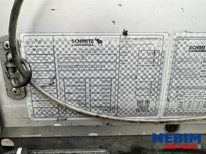 Schmitz Cargobull SCB*S3T - Curtainsider / Pritsche Plane / Sliding roof - Nizko noseča polprikolica: slika 5 Schmitz Cargobull SCB*S3T - Curtainsider / Pritsche Plane / Sliding roof - Nizko noseča polprikolica: slika 5