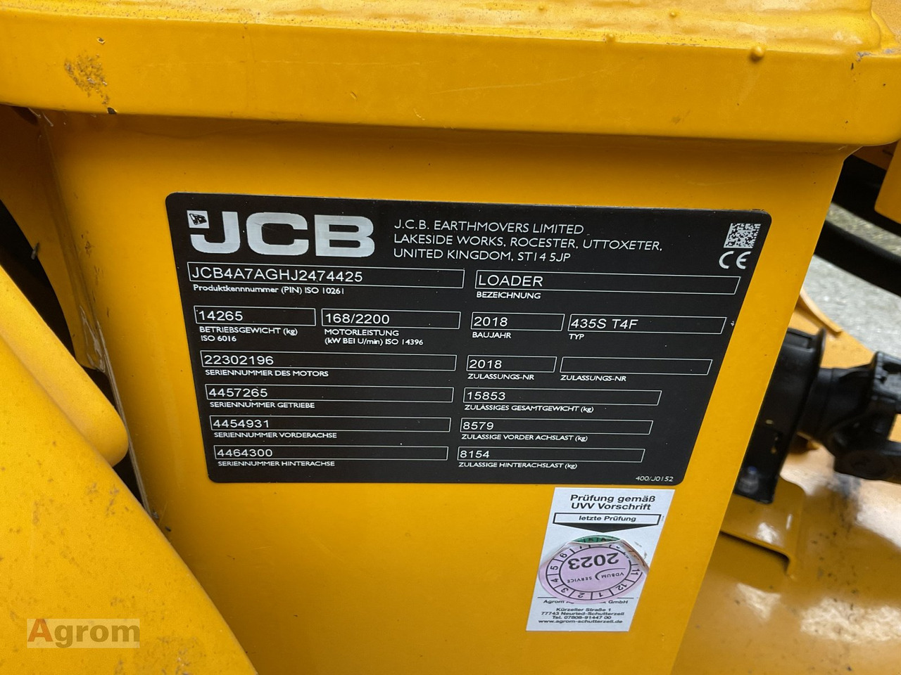 JCB 435 S Agri HighLift - Kolesni nakladalec: slika 2 JCB 435 S Agri HighLift - Kolesni nakladalec: slika 2