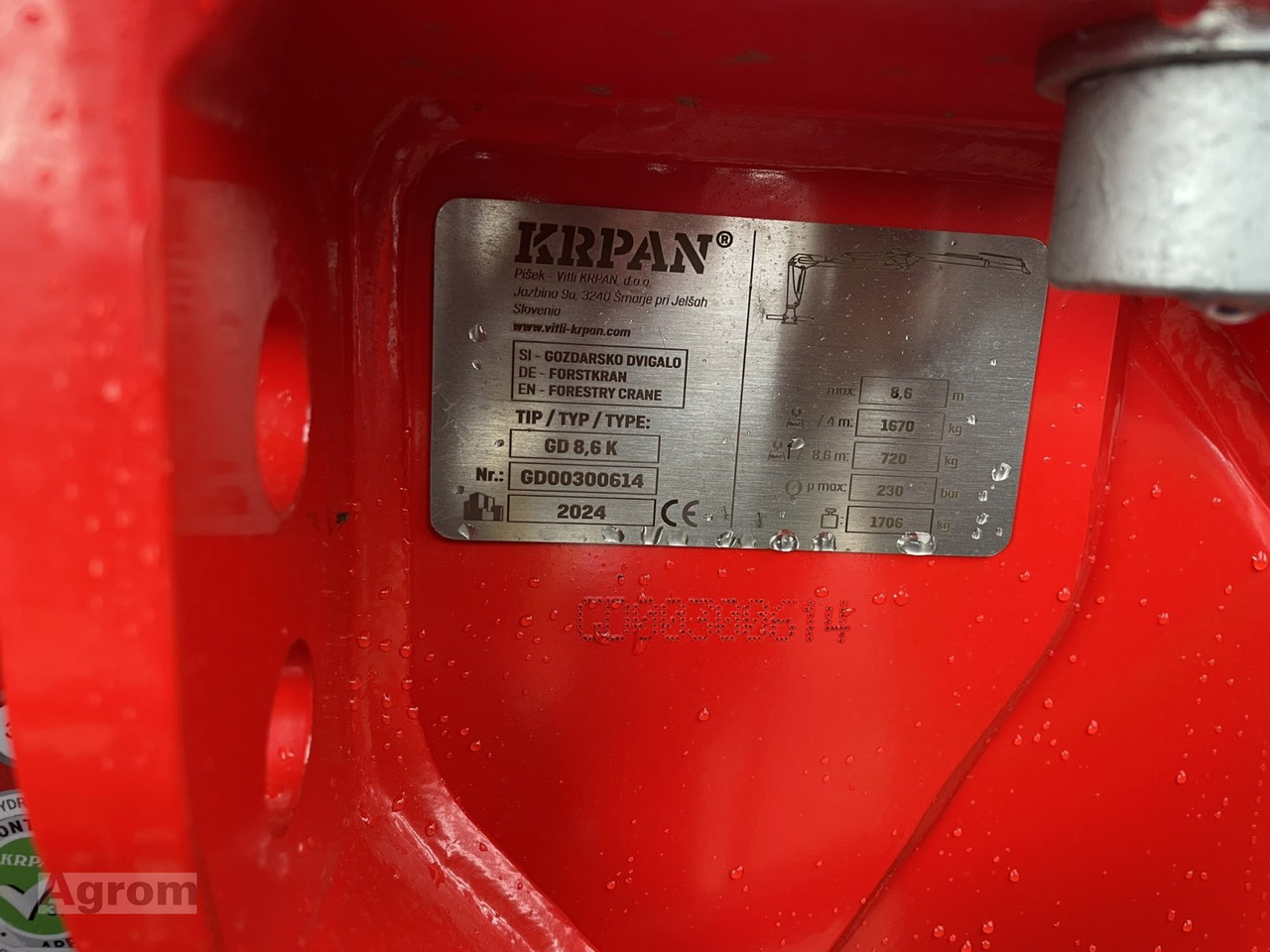 Nov Gozdarska prikolica Krpan GP 15 D + Kran 8,6 K: slika 14