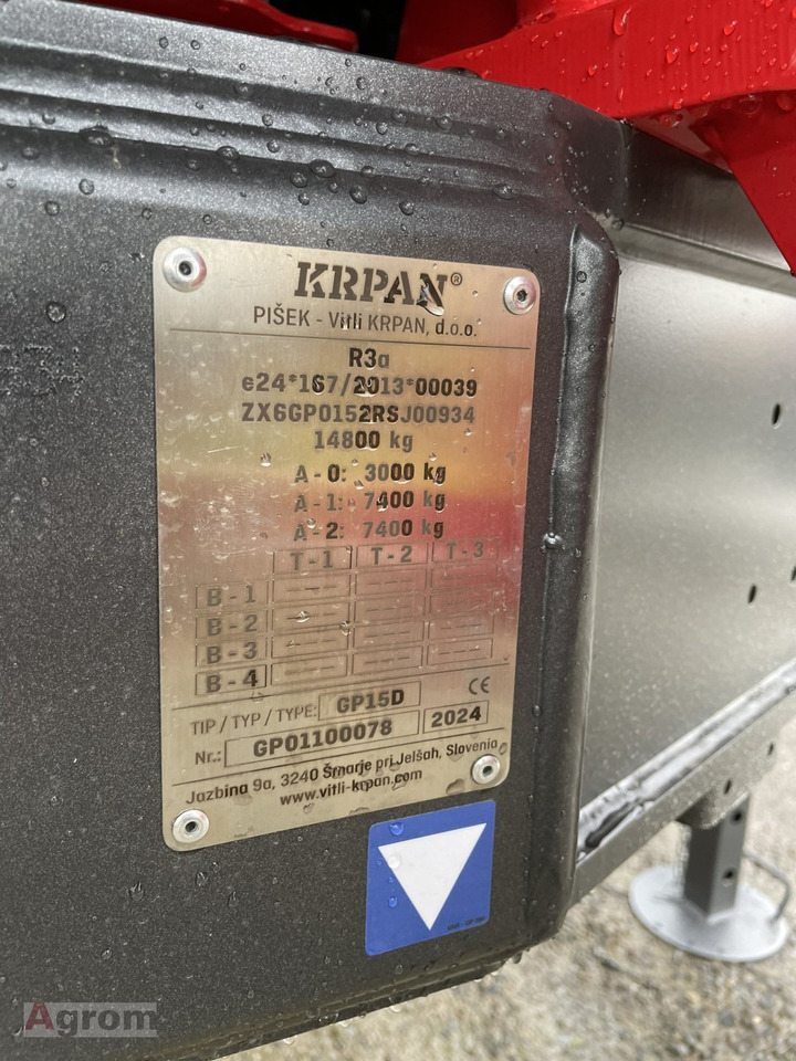 Nov Gozdarska prikolica Krpan GP 15 D + Kran 8,6 K: slika 12