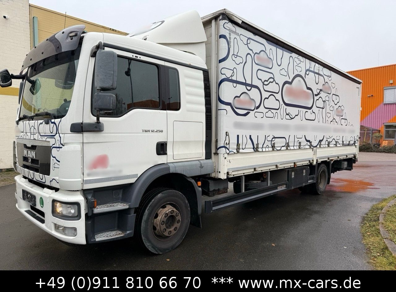 MAN TGM 12.250 Pritsche Plane LBW Schlafkabine Autom - Tovornjak s ponjavo: slika 1 MAN TGM 12.250 Pritsche Plane LBW Schlafkabine Autom - Tovornjak s ponjavo: slika 1