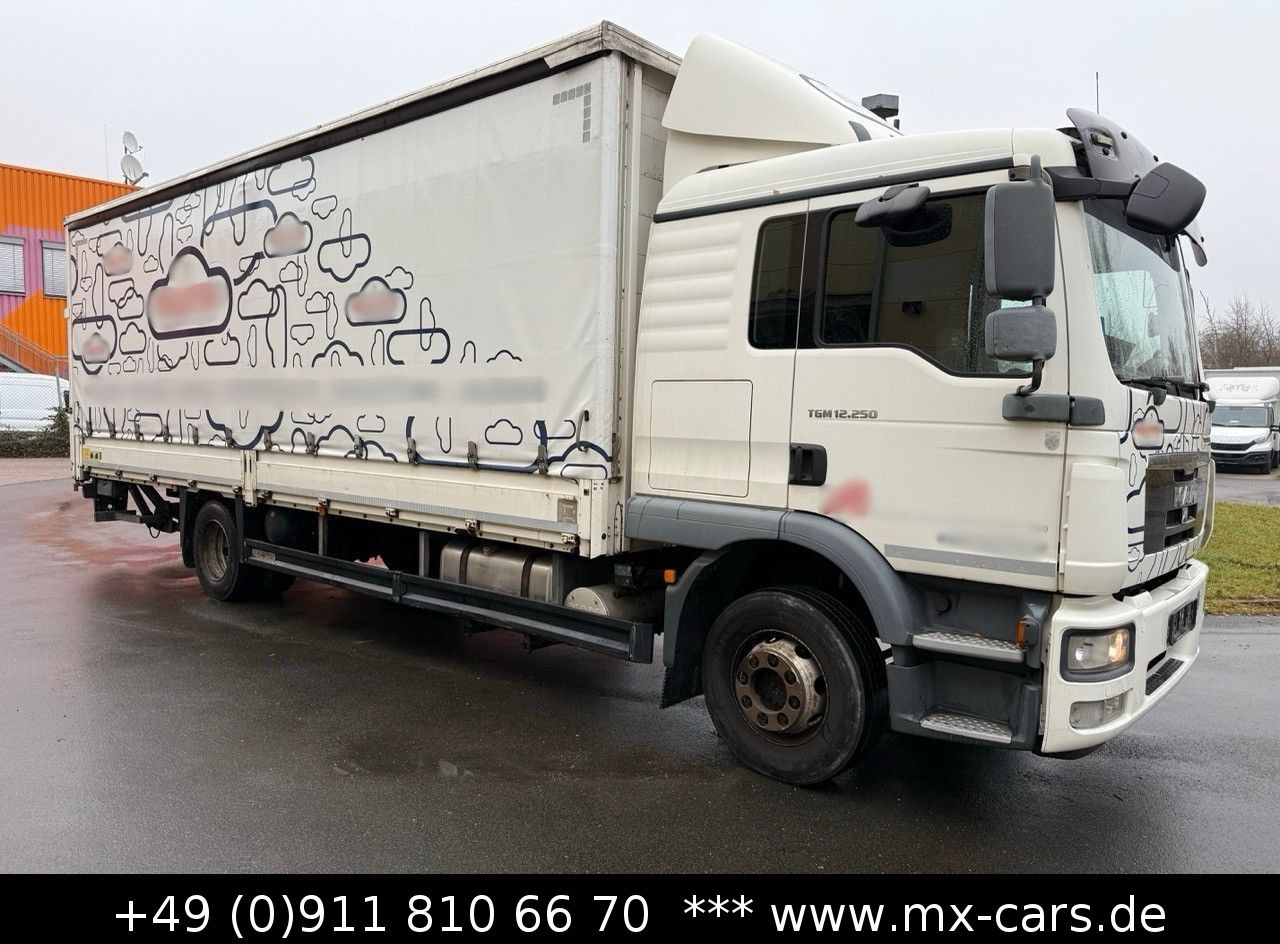 MAN TGM 12.250 Pritsche Plane LBW Schlafkabine Autom - Tovornjak s ponjavo: slika 3 MAN TGM 12.250 Pritsche Plane LBW Schlafkabine Autom - Tovornjak s ponjavo: slika 3