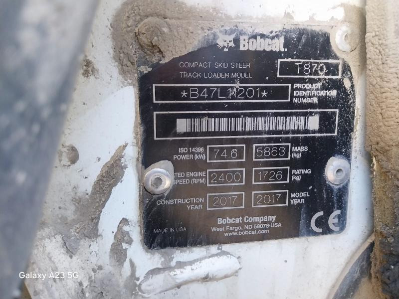 BOBCAT T870 - Kompaktni nakladalnik na gosenicah: slika 5 BOBCAT T870 - Kompaktni nakladalnik na gosenicah: slika 5