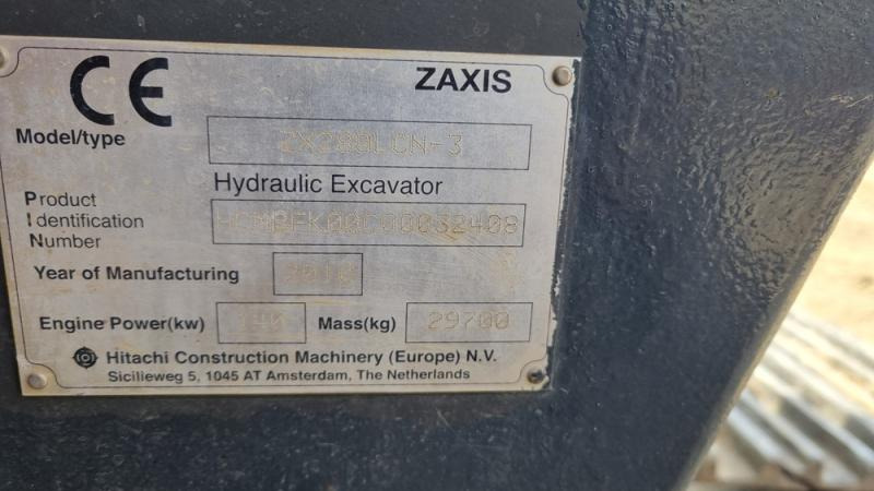 Hitachi ZX280 - Bager goseničar: slika 5 Hitachi ZX280 - Bager goseničar: slika 5