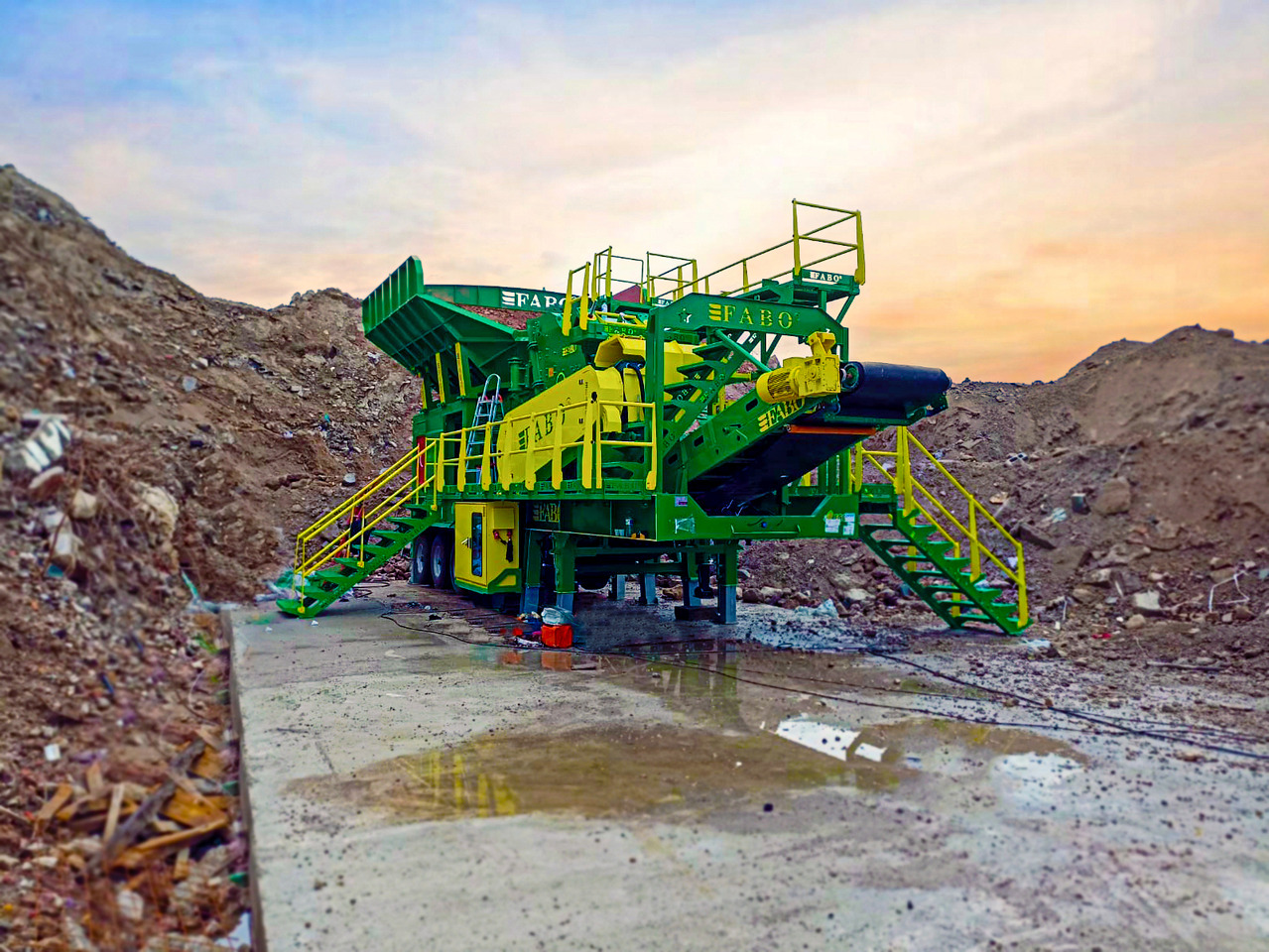FABO Mobile crusher - Mobilni drobilec: slika 4 FABO Mobile crusher - Mobilni drobilec: slika 4