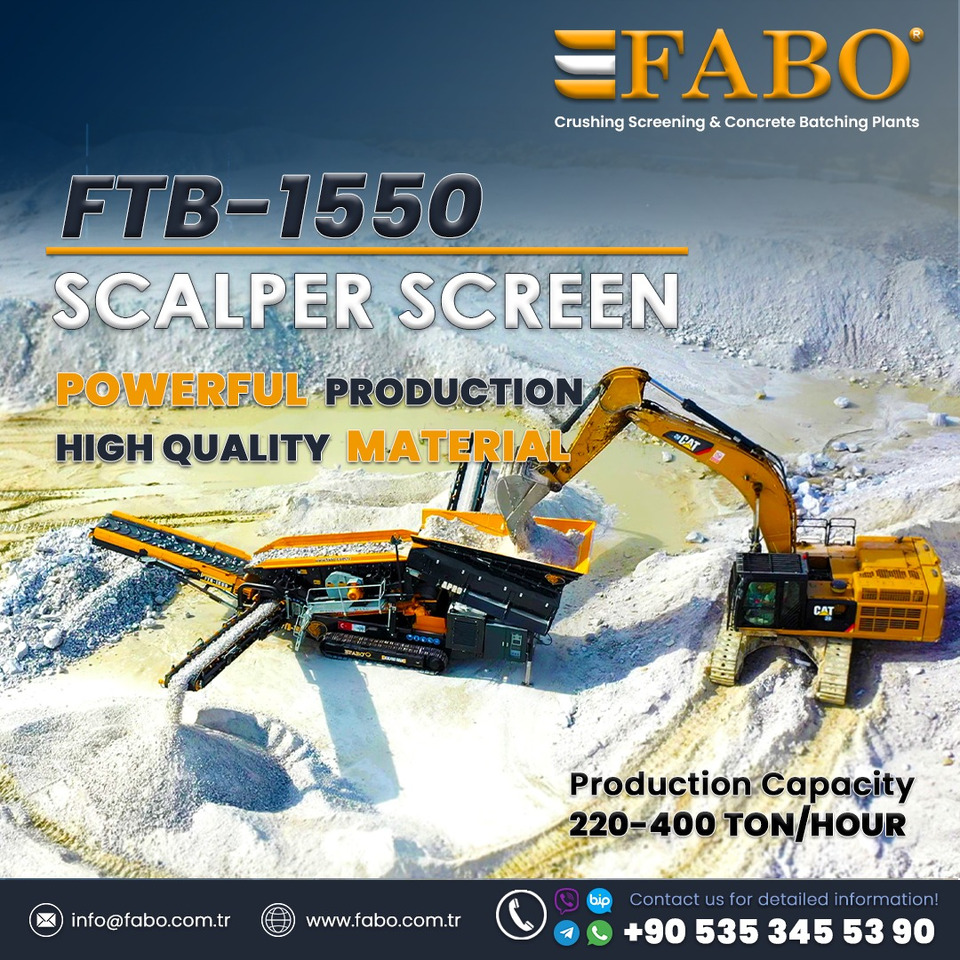 FABO Mobile crusher - Mobilni drobilec: slika 1 FABO Mobile crusher - Mobilni drobilec: slika 1