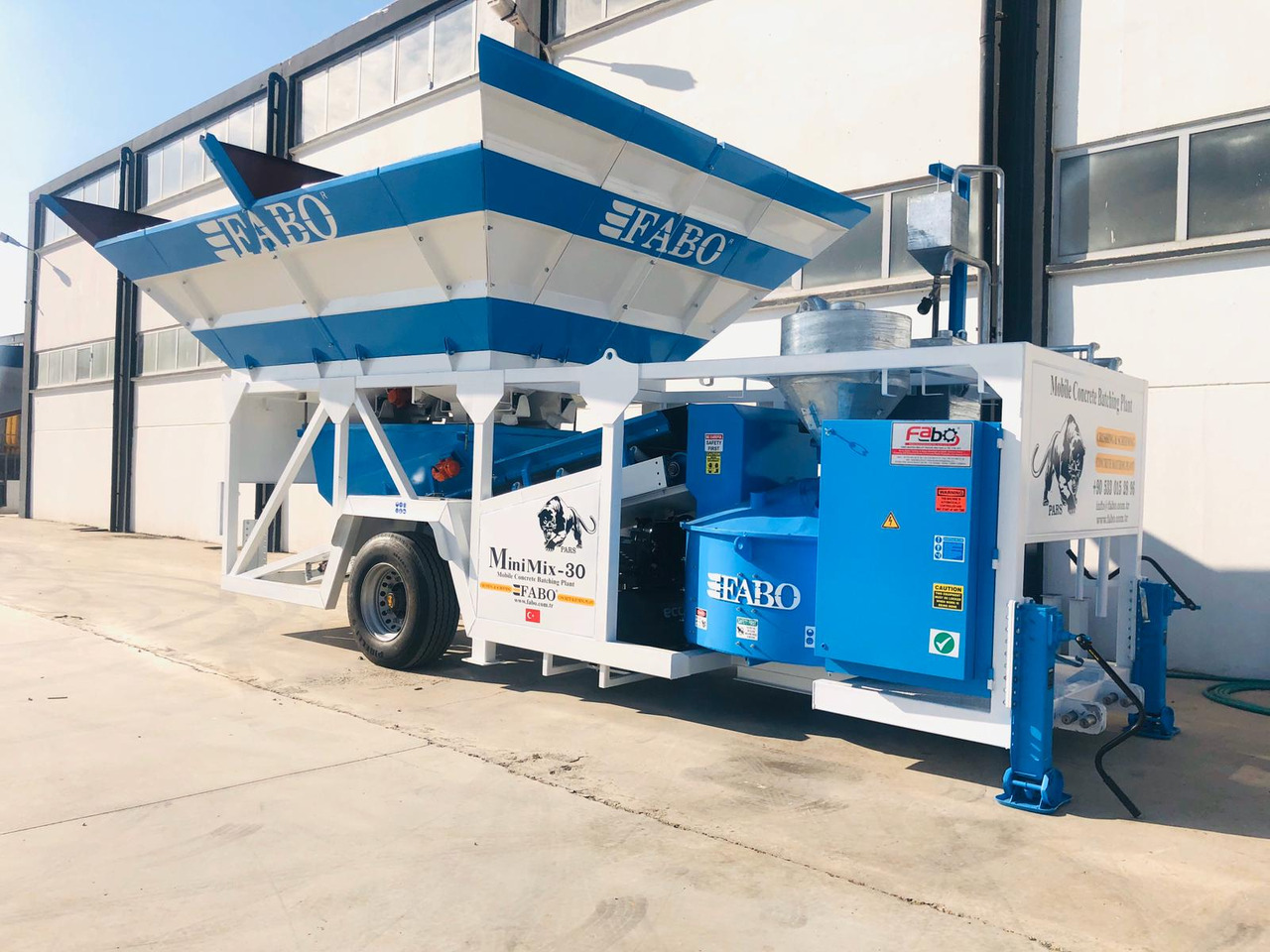 FABO mobile concrete batching plant - Betonarna: slika 1 FABO mobile concrete batching plant - Betonarna: slika 1