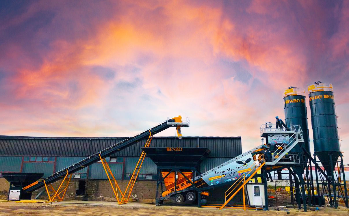 FABO mobile concrete batching plant - Betonarna: slika 1 FABO mobile concrete batching plant - Betonarna: slika 1