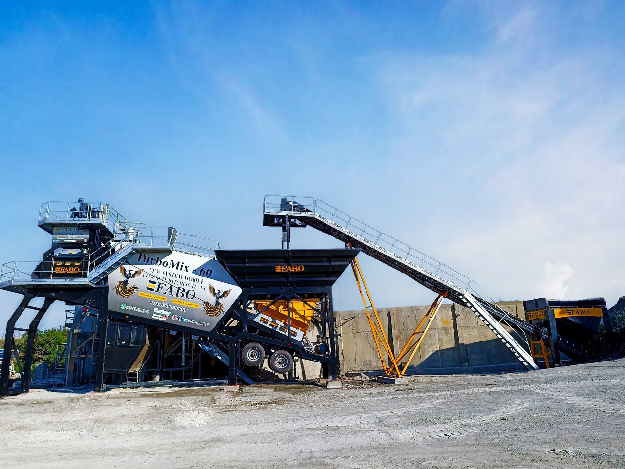 FABO mobile concrete batching plant - Betonarna: slika 2 FABO mobile concrete batching plant - Betonarna: slika 2