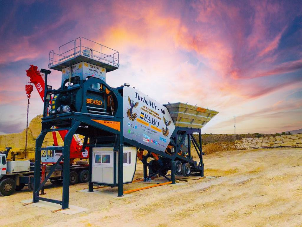 FABO mobile concrete batching plant - Betonarna: slika 2 FABO mobile concrete batching plant - Betonarna: slika 2