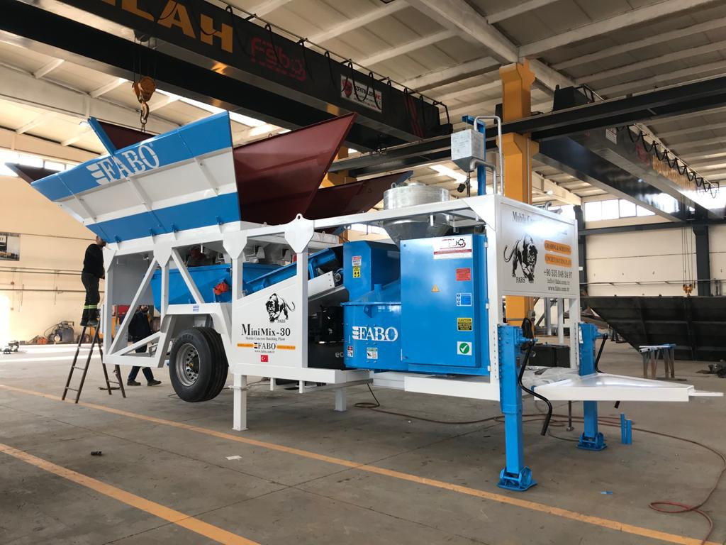 FABO mobile concrete batching plant - Betonarna: slika 2 FABO mobile concrete batching plant - Betonarna: slika 2