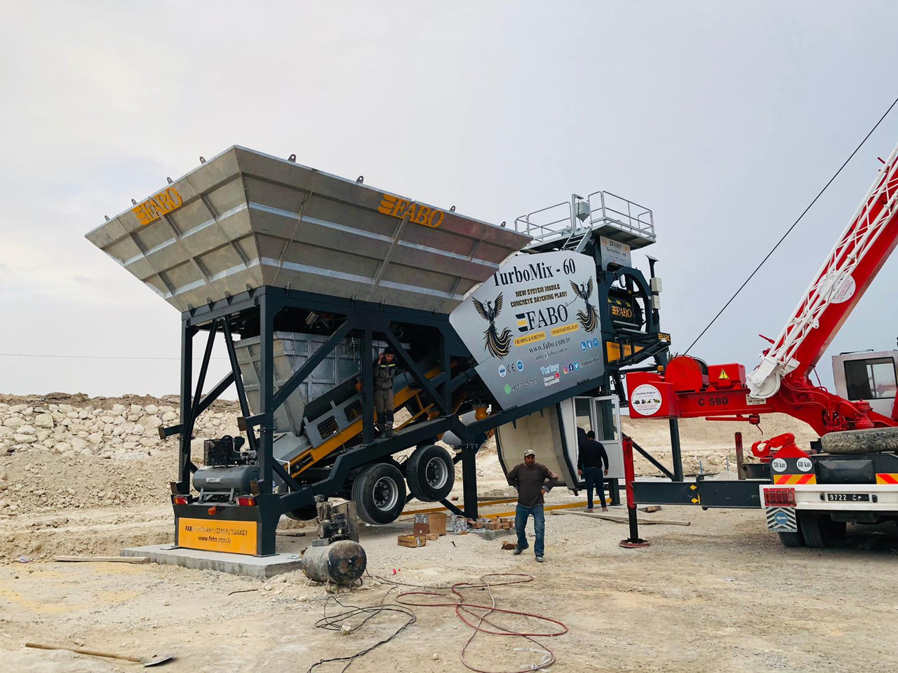 FABO mobile concrete batching plant - Betonarna: slika 3 FABO mobile concrete batching plant - Betonarna: slika 3