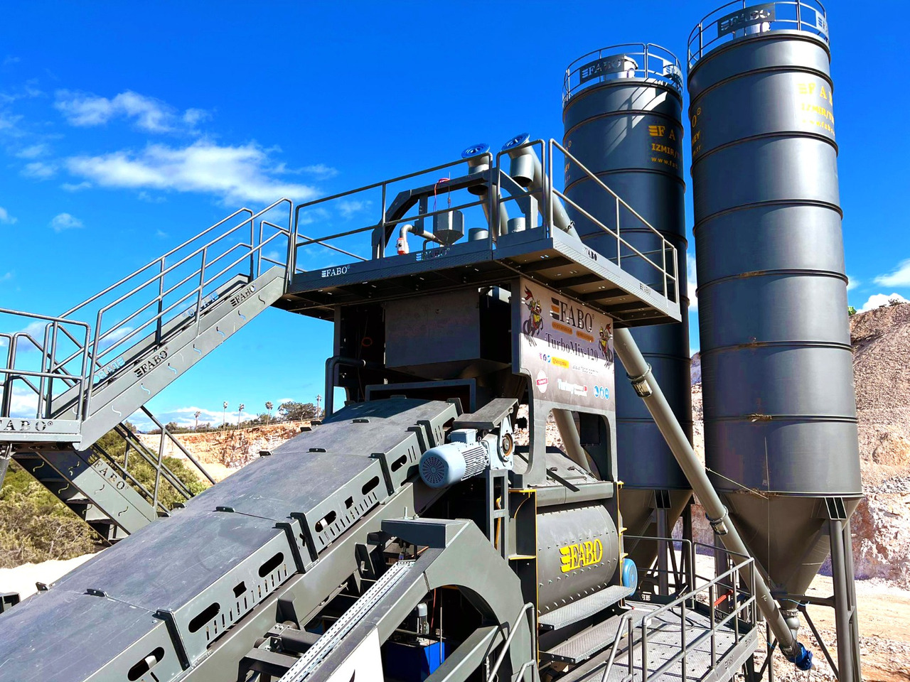 FABO mobile concrete batching plant - Betonarna: slika 5 FABO mobile concrete batching plant - Betonarna: slika 5