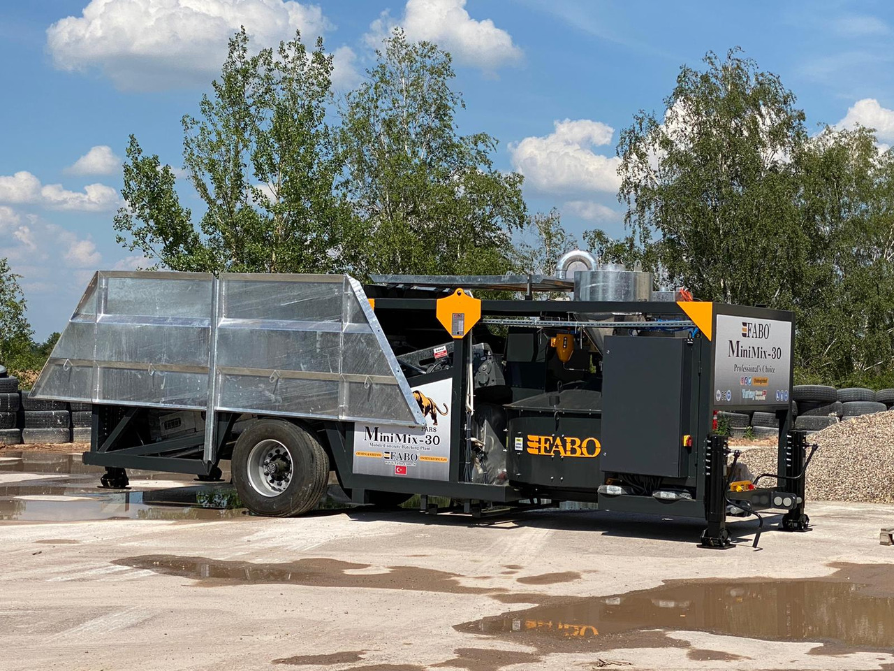FABO mobile concrete batching plant - Betonarna: slika 3 FABO mobile concrete batching plant - Betonarna: slika 3