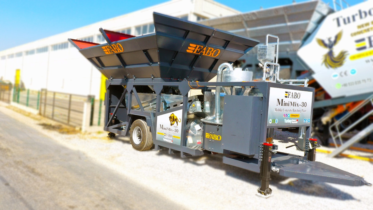 FABO mobile concrete batching plant - Betonarna: slika 1 FABO mobile concrete batching plant - Betonarna: slika 1