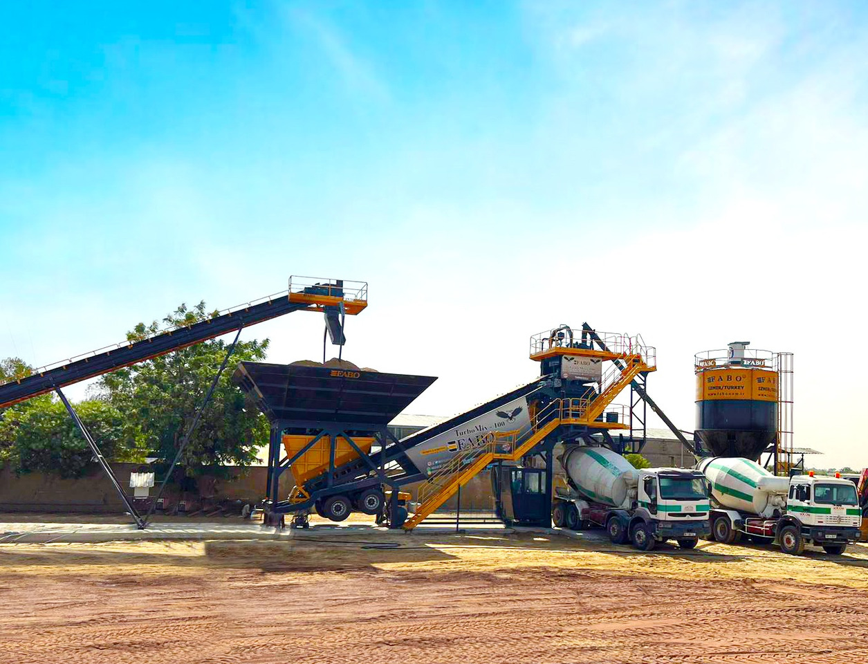 FABO mobile concrete batching plant - Betonarna: slika 2 FABO mobile concrete batching plant - Betonarna: slika 2