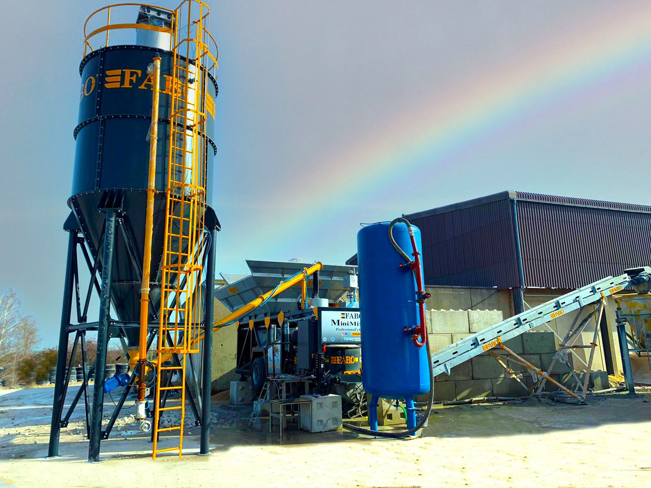 FABO mobile concrete batching plant - Betonarna: slika 2 FABO mobile concrete batching plant - Betonarna: slika 2