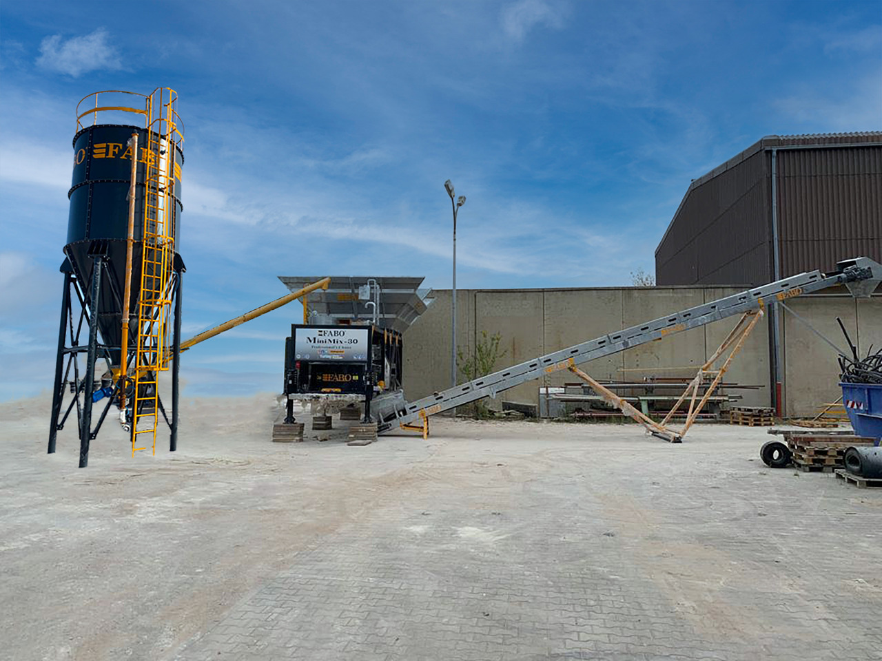 FABO mobile concrete batching plant - Betonarna: slika 1 FABO mobile concrete batching plant - Betonarna: slika 1