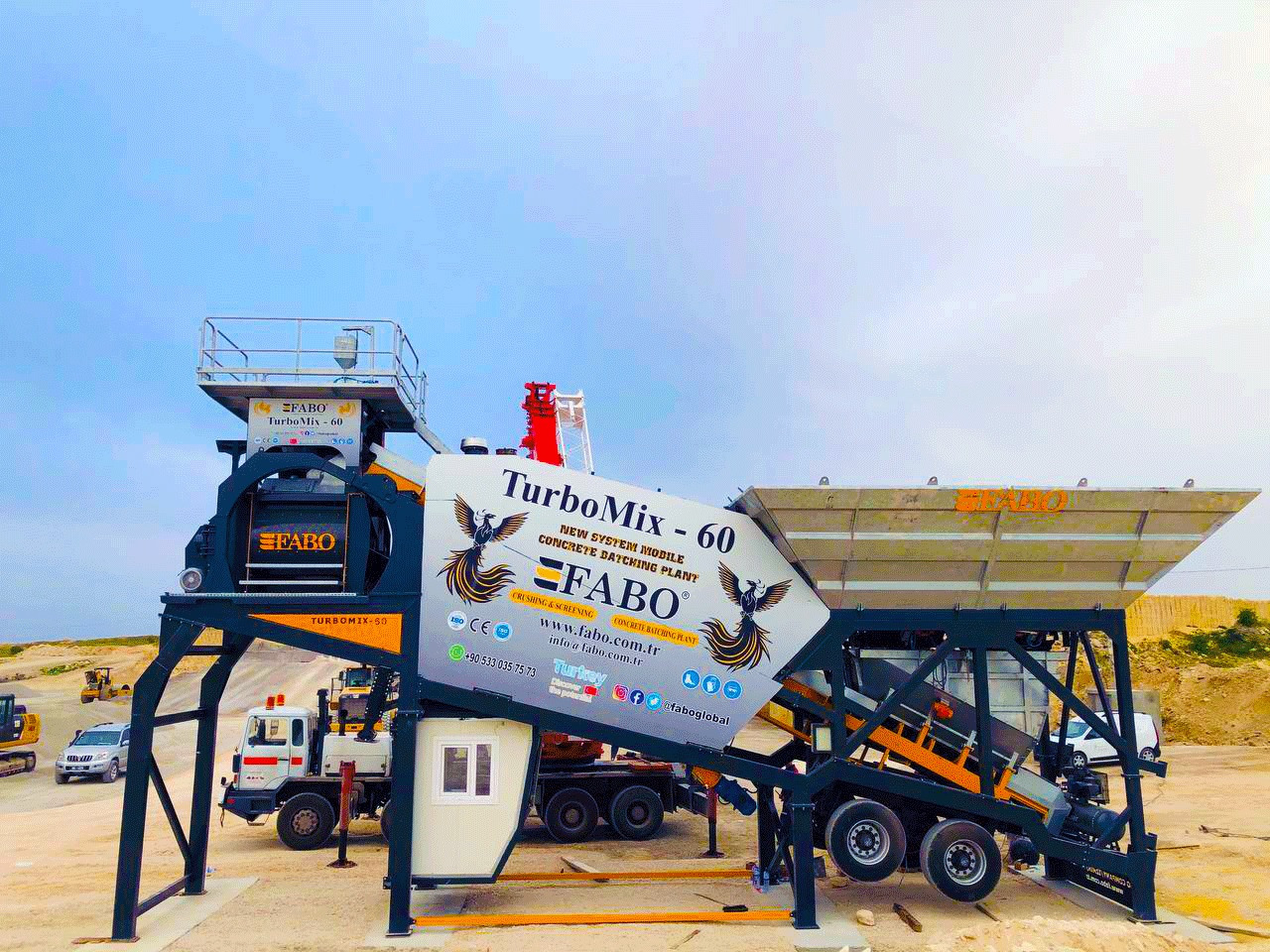 FABO mobile concrete batching plant - Betonarna: slika 5 FABO mobile concrete batching plant - Betonarna: slika 5