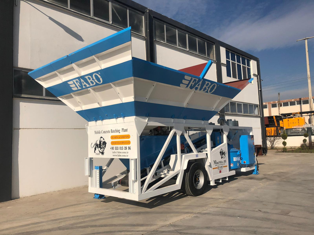 FABO mobile concrete batching plant - Betonarna: slika 3 FABO mobile concrete batching plant - Betonarna: slika 3