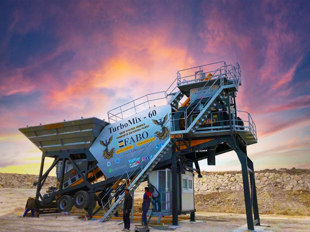 FABO mobile concrete batching plant - Betonarna: slika 1 FABO mobile concrete batching plant - Betonarna: slika 1