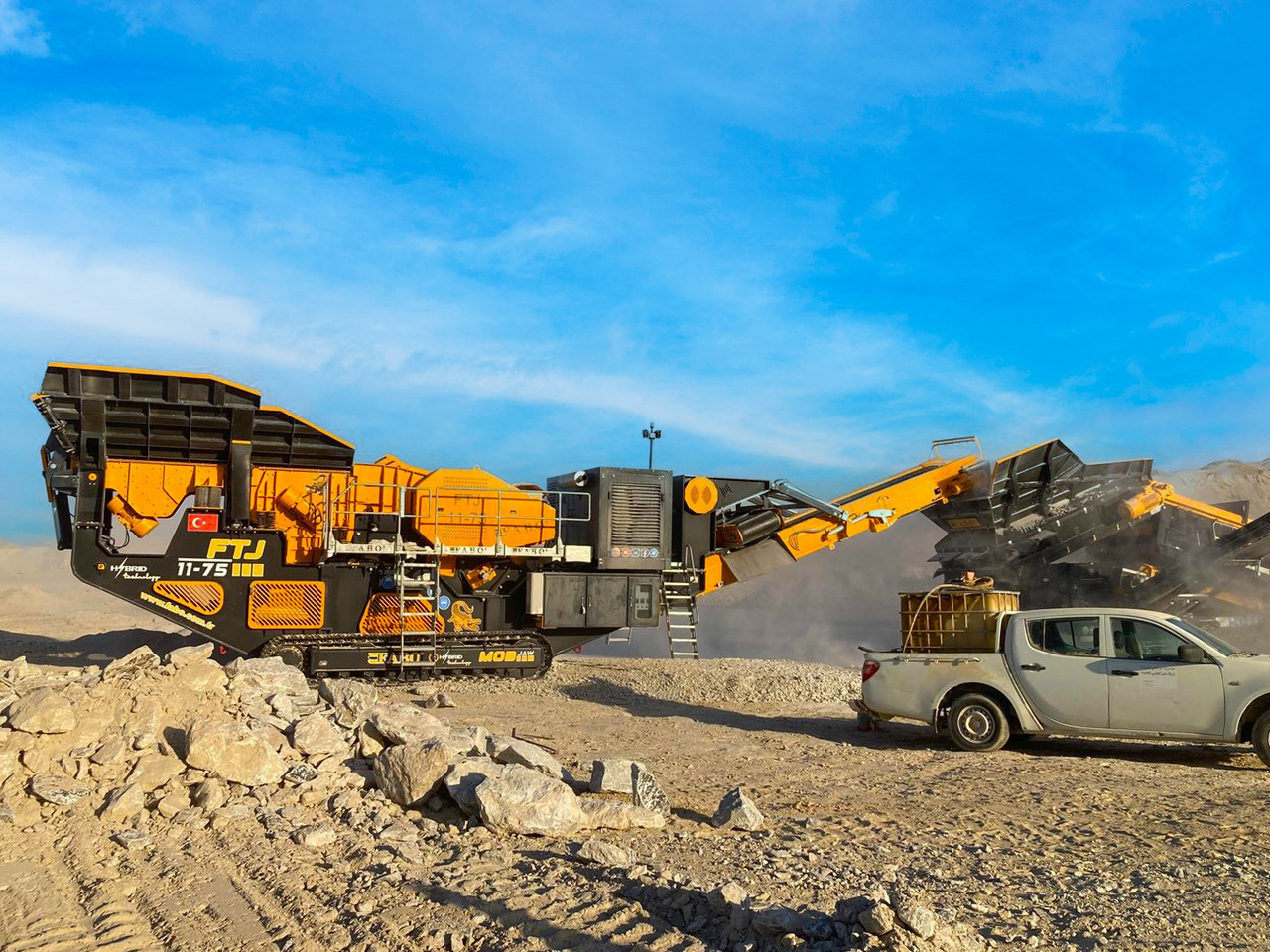 FABO mobile jaw crusher - Čeljustni drobilec: slika 3 FABO mobile jaw crusher - Čeljustni drobilec: slika 3