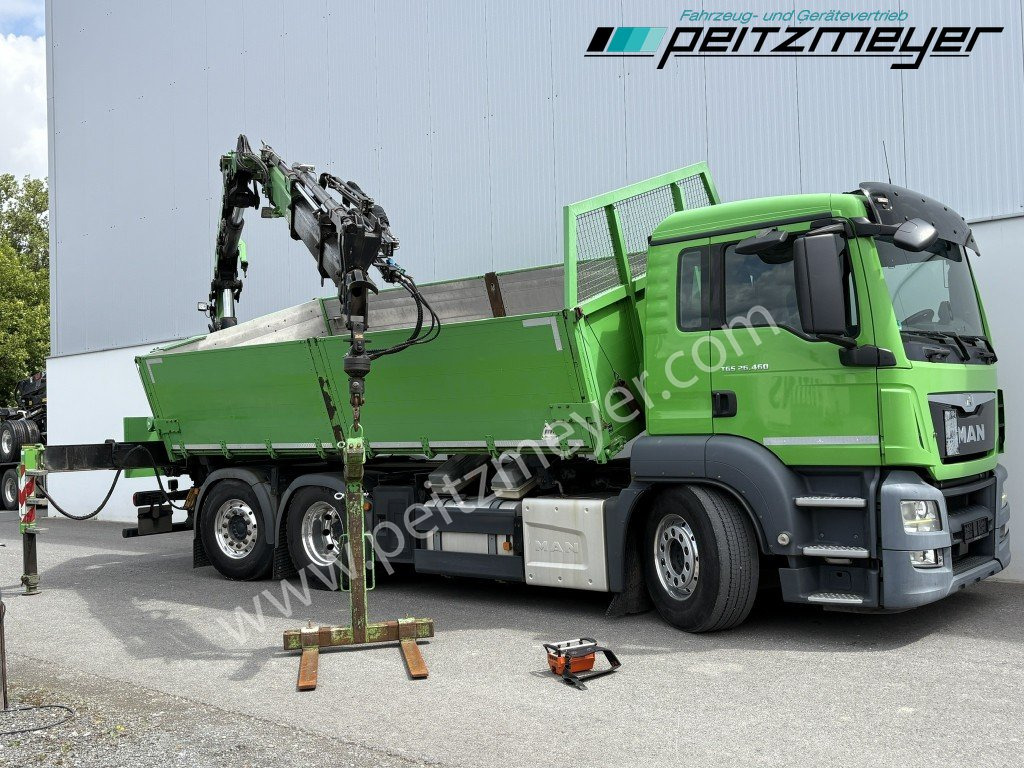 MAN TGS 26.460 FL 6x2 Kipper+Kran+Funk Lenkachse, 2-Seitenkipper, Atlas 172.3 - Tovornjak prekucnik, Tovornjak z dvigalom: slika 2 MAN TGS 26.460 FL 6x2 Kipper+Kran+Funk Lenkachse, 2-Seitenkipper, Atlas 172.3 - Tovornjak prekucnik, Tovornjak z dvigalom: slika 2