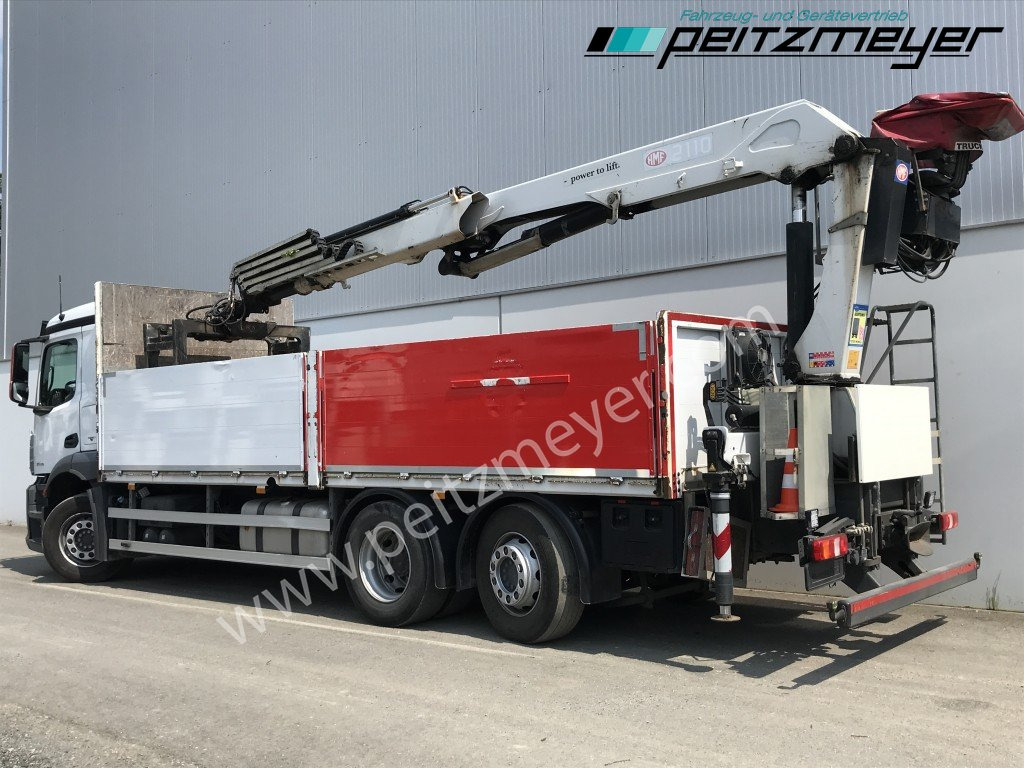 MERCEDES-BENZ Antos 2536 LL Pritsche HMF 2110-L5 5 fach Ausschub mit Steinzange - Tovornjak s kesonom, Tovornjak z dvigalom: slika 4 MERCEDES-BENZ Antos 2536 LL Pritsche HMF 2110-L5 5 fach Ausschub mit Steinzange - Tovornjak s kesonom, Tovornjak z dvigalom: slika 4