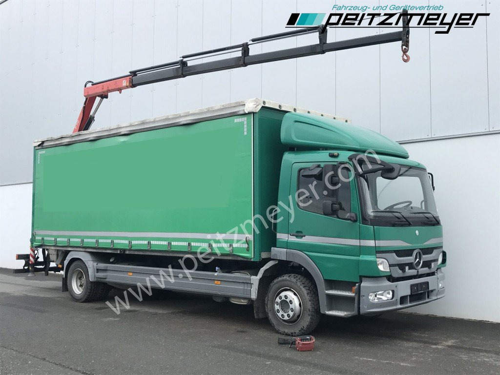 MERCEDES-BENZ Atego 1224 L Pritsche m. Heckkran Funk 4 x hydraulisch - Tovornjak s ponjavo, Tovornjak z dvigalom: slika 2 MERCEDES-BENZ Atego 1224 L Pritsche m. Heckkran Funk 4 x hydraulisch - Tovornjak s ponjavo, Tovornjak z dvigalom: slika 2