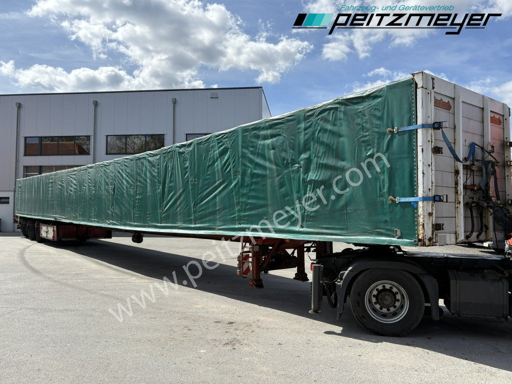 NOOTEBOOM ( NL ) Pritschenauflieger ausziehbar OVB-48-03V hydr. gelenkt Fernsteuerung, 26,35 m unter Plane - Polprikolica s ponjavo: slika 4 NOOTEBOOM ( NL ) Pritschenauflieger ausziehbar OVB-48-03V hydr. gelenkt Fernsteuerung, 26,35 m unter Plane - Polprikolica s ponjavo: slika 4