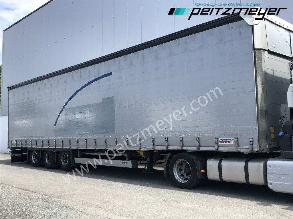 SCHMITZ 3 Achs Pritschenauflieger SCS 24/L-13.62 Mega, Power-Curtain Jumbo, Edscha, RSAB, - Polprikolica s ponjavo: slika 3 SCHMITZ 3 Achs Pritschenauflieger SCS 24/L-13.62 Mega, Power-Curtain Jumbo, Edscha, RSAB, - Polprikolica s ponjavo: slika 3