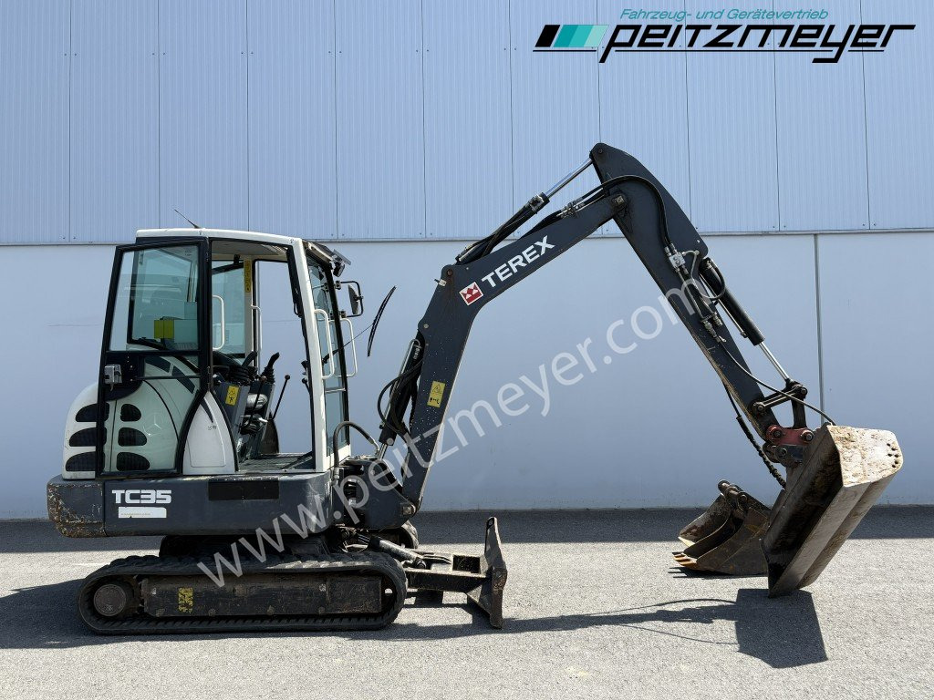 Mini bager TEREX MINIBAGGER TC 35 mit hydr. Schwenklöffel 1.300 mm: slika 8