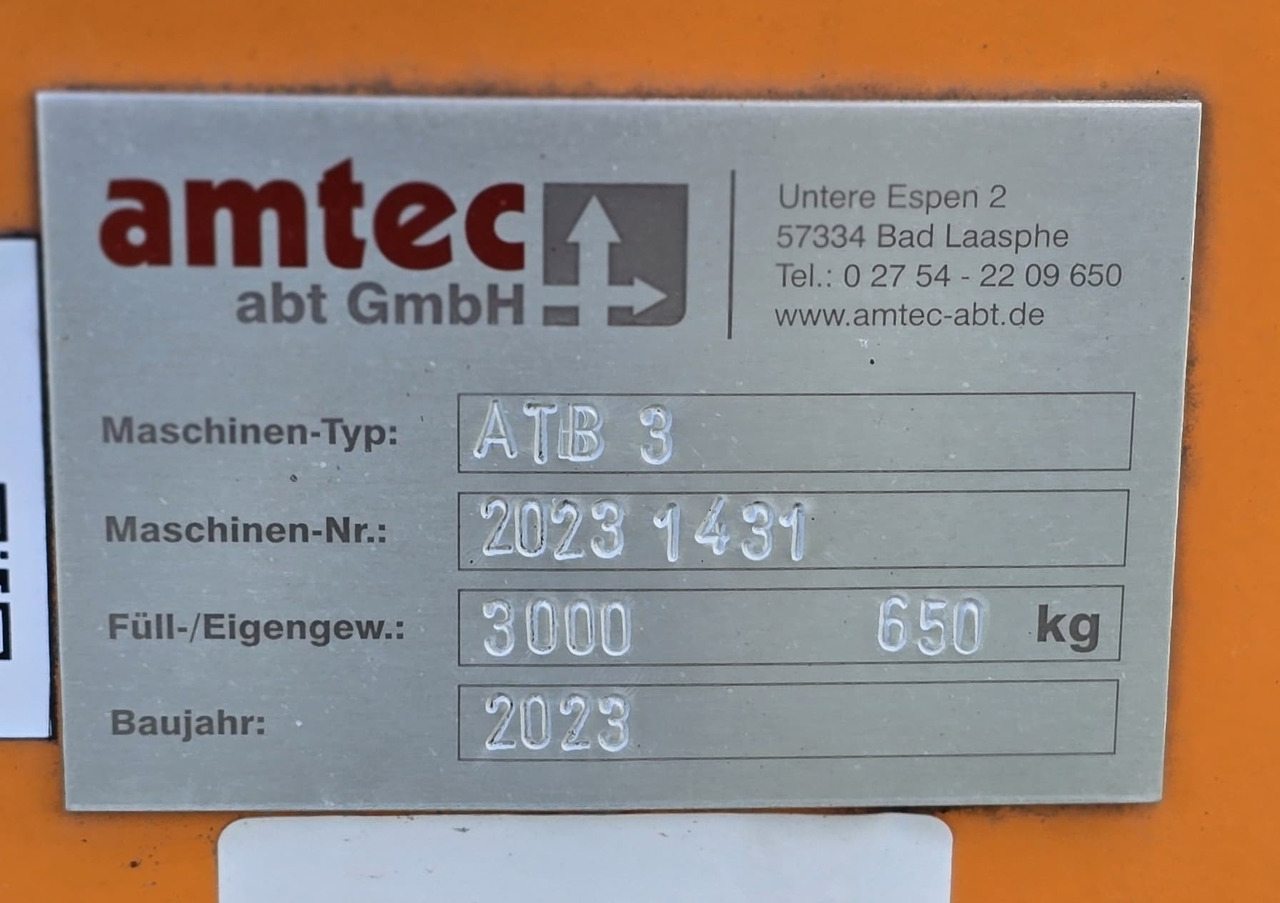 Amtec ATB3 Asphalt hot box - Stroj za asfalterska dela: slika 5 Amtec ATB3 Asphalt hot box - Stroj za asfalterska dela: slika 5