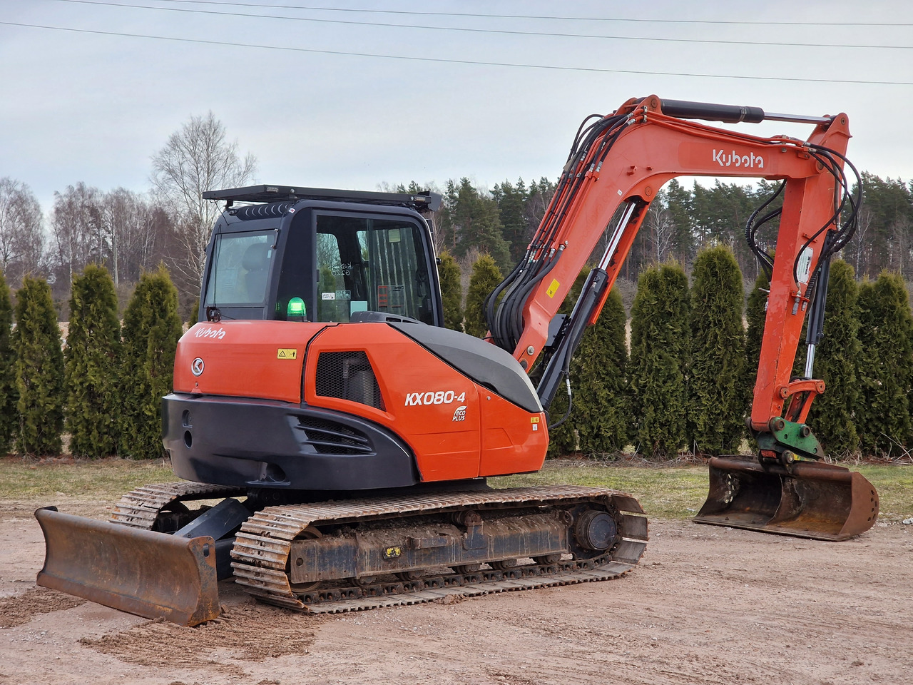 KUBOTA KX080-4. Metal tracks. - Mini bager: slika 5 KUBOTA KX080-4. Metal tracks. - Mini bager: slika 5