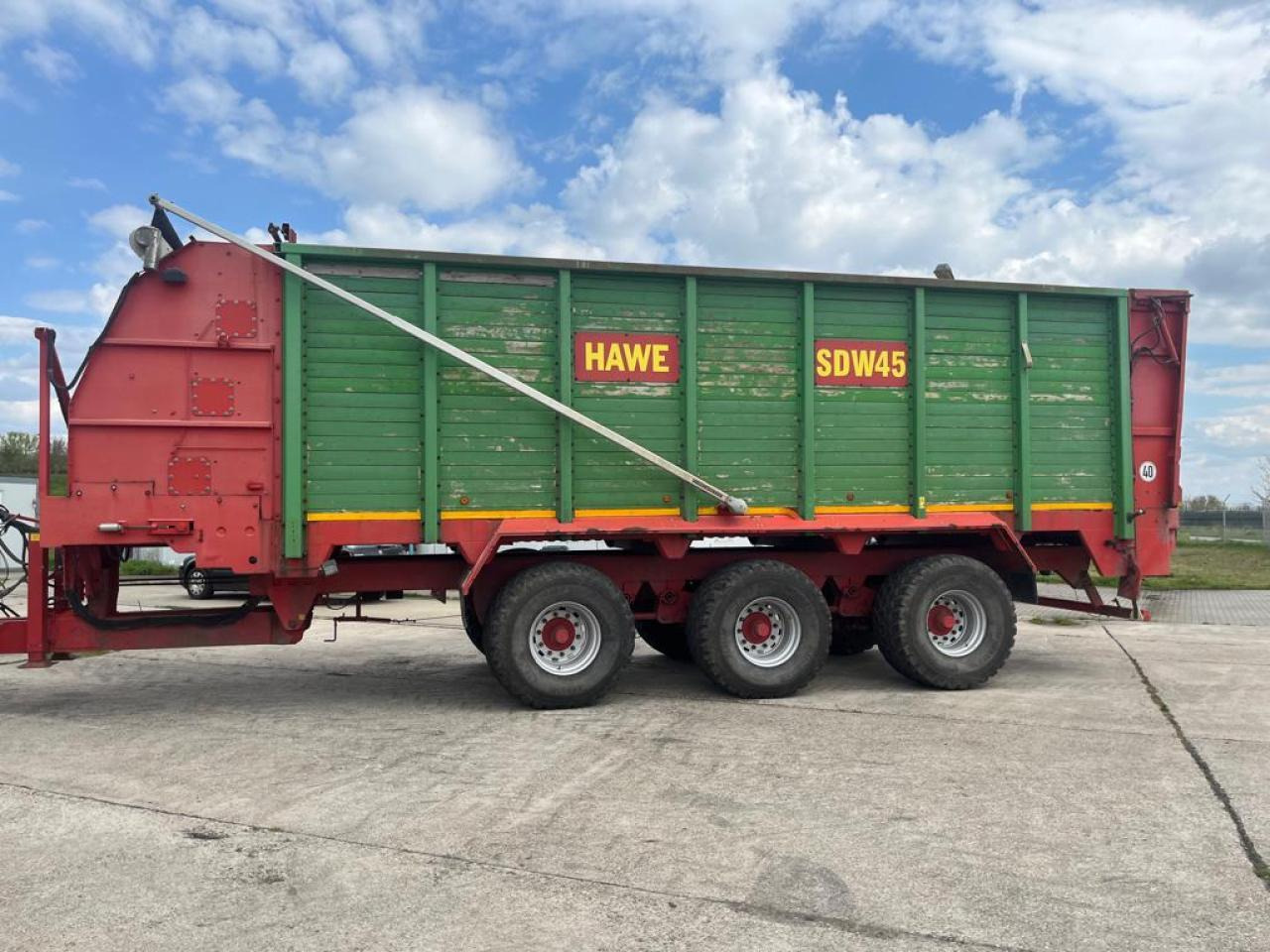 HAWE Tridem SDW 45T, Silagewagen - Kmetijska kiper prikolica/ Demper: slika 1 HAWE Tridem SDW 45T, Silagewagen - Kmetijska kiper prikolica/ Demper: slika 1