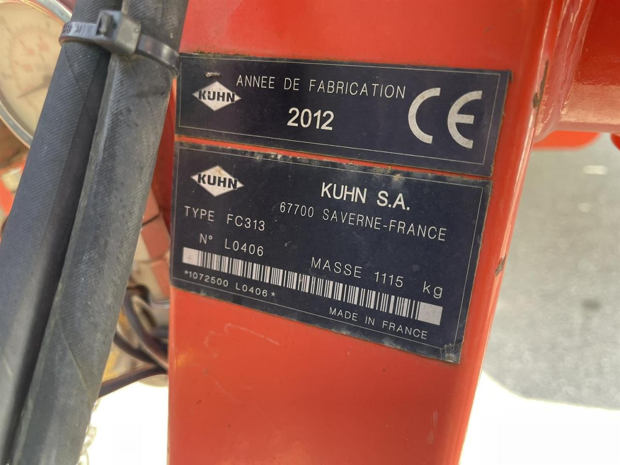 Kosilnica Kuhn Kuhn FC 313, Lift Control Aufbereiter: slika 6