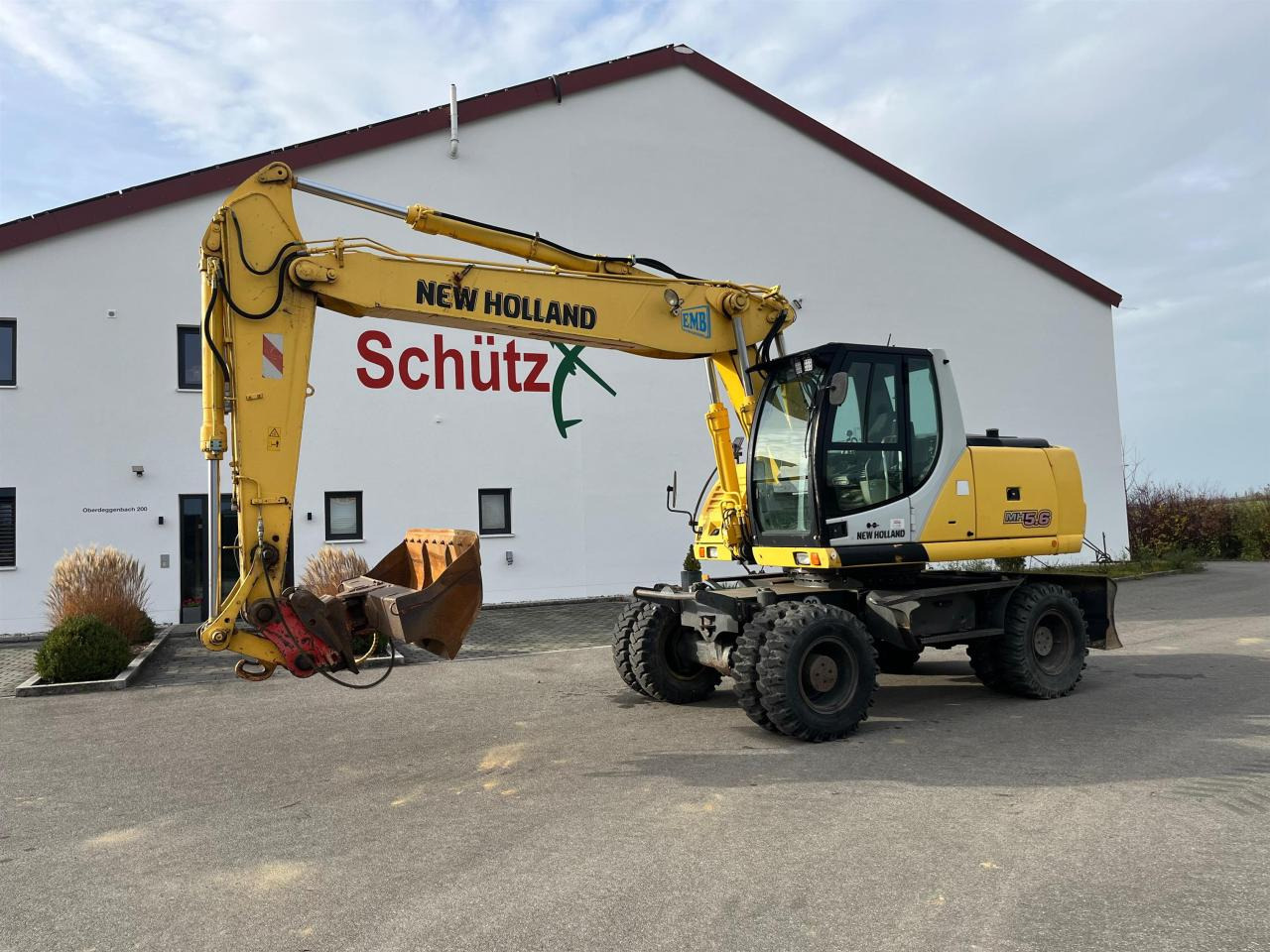 New Holland MH 5.6 inkl. Grabenlöffel, Tieflöffel - Bager na kolesih: slika 2 New Holland MH 5.6 inkl. Grabenlöffel, Tieflöffel - Bager na kolesih: slika 2