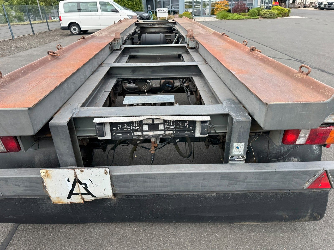 Abrol/ Samonakladalec prikolica Hüffermann HMA 24.24 3- Achs-  Blattfederung: slika 9