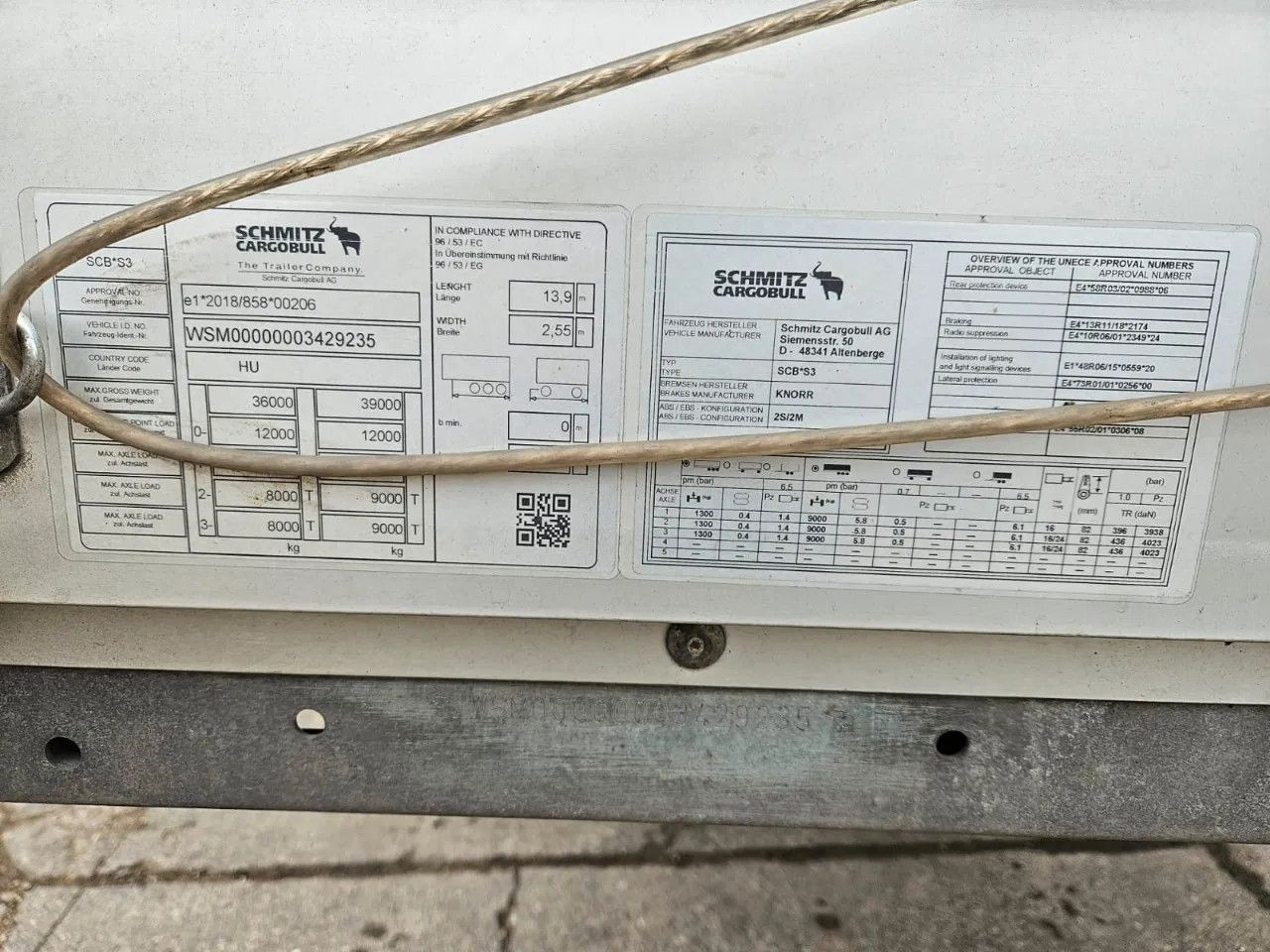 Polprikolica s ponjavo Schmitz Cargobull SCB S3T VARIOS Lifting Axle A - 10 units: slika 8