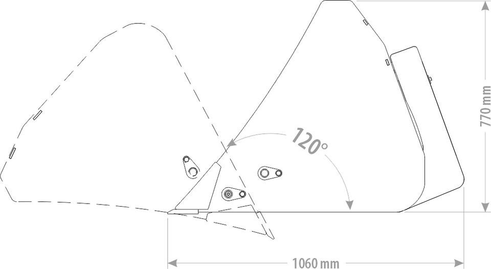 Hochkippschaufel Frontladerschaufel Schaufel Euro Fendt - Žlica za nakladalnik: slika 3 Hochkippschaufel Frontladerschaufel Schaufel Euro Fendt - Žlica za nakladalnik: slika 3