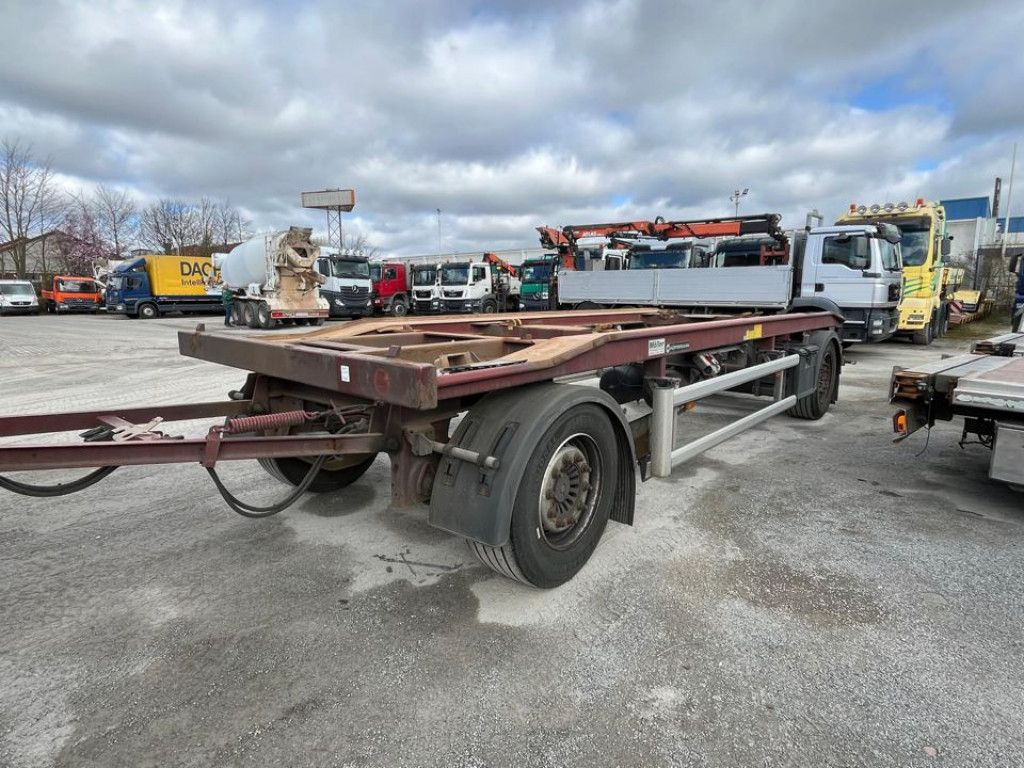 Hüffermann 2-achs Abrollanhänger HAR 18.70 Containeranhänge - Abrol/ Samonakladalec prikolica: slika 1 Hüffermann 2-achs Abrollanhänger HAR 18.70 Containeranhänge - Abrol/ Samonakladalec prikolica: slika 1