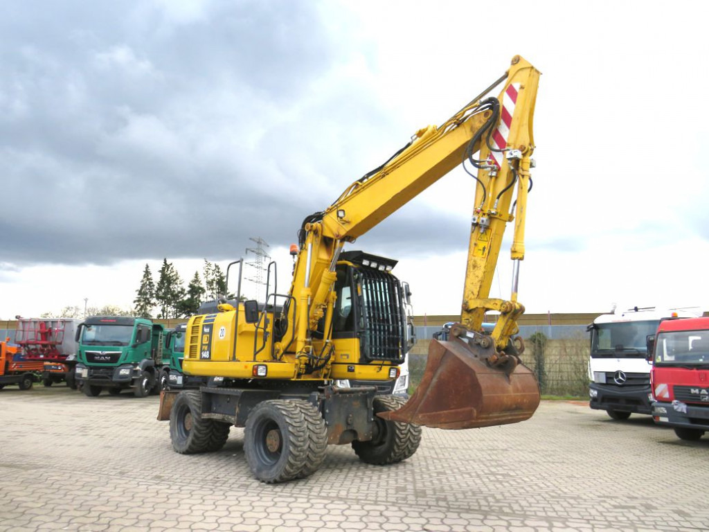 KOMATSU HANOMAG KOMATSU HANOMAG Mobilbagger Bagger PW 148 - 8 6.824h Deutsch top - Bager na kolesih: slika 2 KOMATSU HANOMAG KOMATSU HANOMAG Mobilbagger Bagger PW 148 - 8 6.824h Deutsch top - Bager na kolesih: slika 2