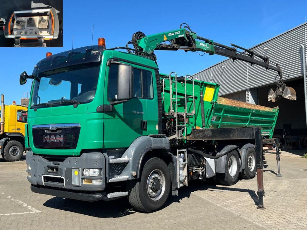 MAN TG-S 28.480 6x4H-4 BL 3-Achs Kipper Kran Funk Li - Tovornjak prekucnik, Tovornjak z dvigalom: slika 1 MAN TG-S 28.480 6x4H-4 BL 3-Achs Kipper Kran Funk Li - Tovornjak prekucnik, Tovornjak z dvigalom: slika 1