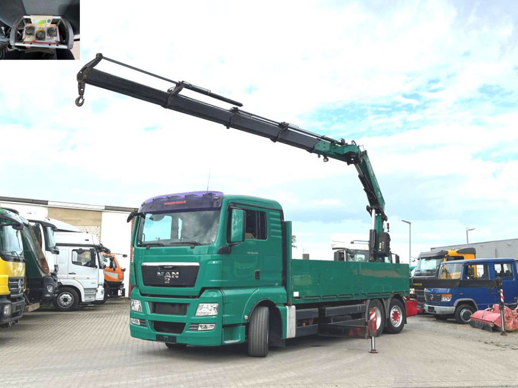 MAN TG-X 26.440 6x2-2 BL Pritsche Heckkran Fassi 360 36m to, Lenk Lift - Tovornjak s kesonom, Tovornjak z dvigalom: slika 1 MAN TG-X 26.440 6x2-2 BL Pritsche Heckkran Fassi 360 36m to, Lenk Lift - Tovornjak s kesonom, Tovornjak z dvigalom: slika 1
