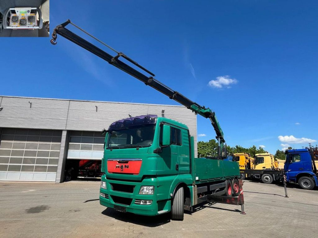 MAN TG-X 26.440 6x2-2 BL Pritsche Heckkran Fassi 360 - Tovornjak s kesonom, Tovornjak z dvigalom: slika 1 MAN TG-X 26.440 6x2-2 BL Pritsche Heckkran Fassi 360 - Tovornjak s kesonom, Tovornjak z dvigalom: slika 1